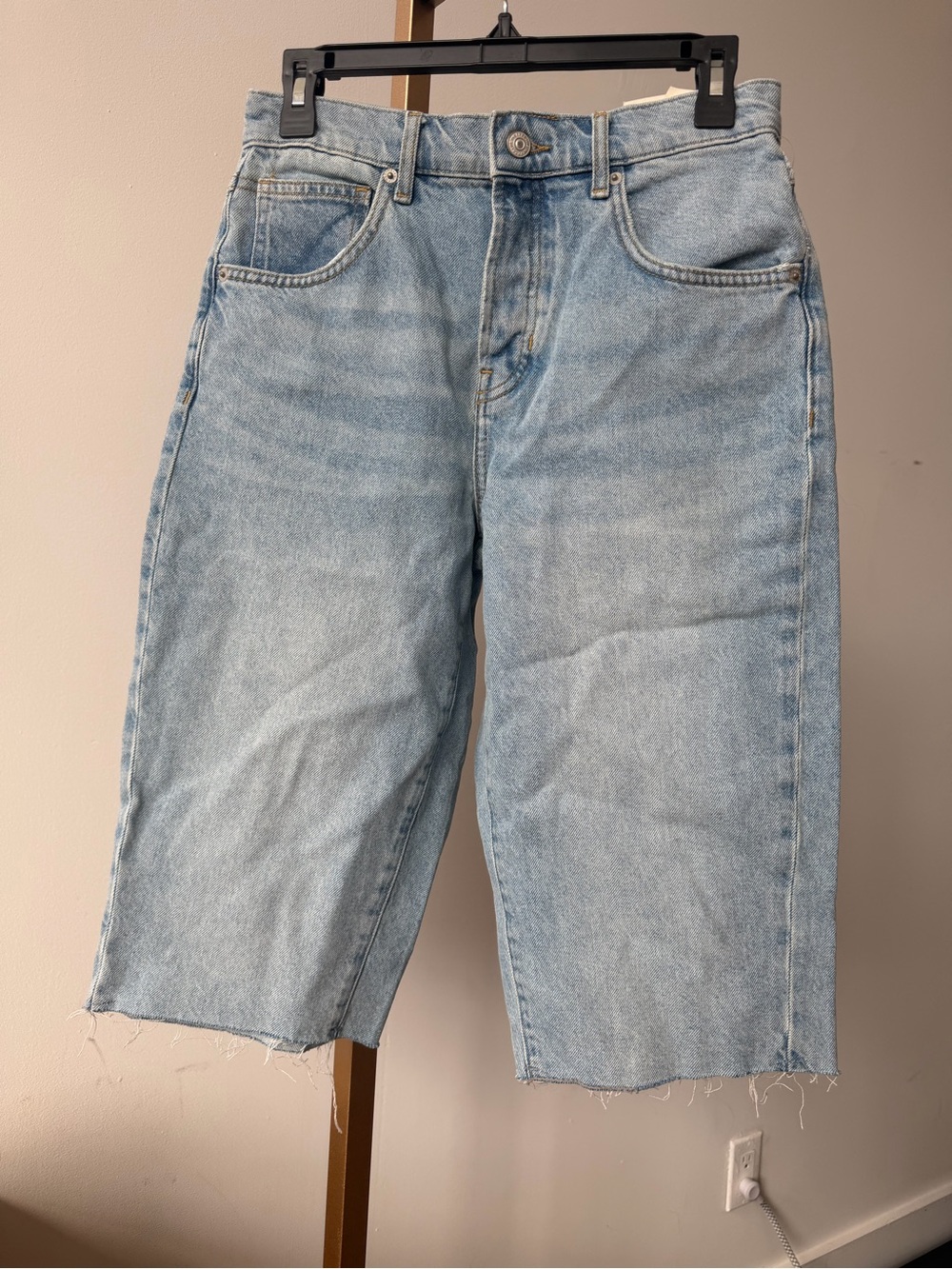 Free People Jam Session Relaxed Capri Jorts Size 26 NWT - Picture 6 of 16